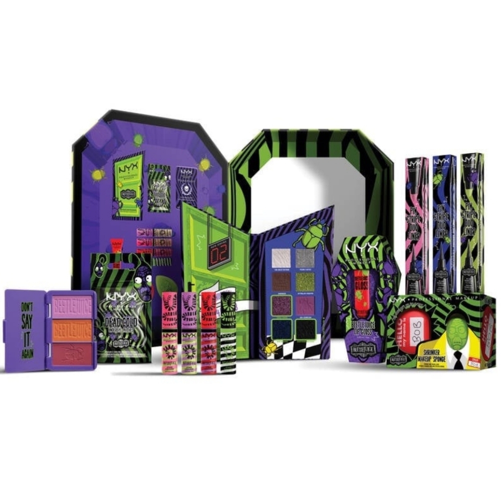 NYX BEETLEJUICE LIMITED-EDITION COLLECTION PR VAULT MAKEUP KIT COLLECTION